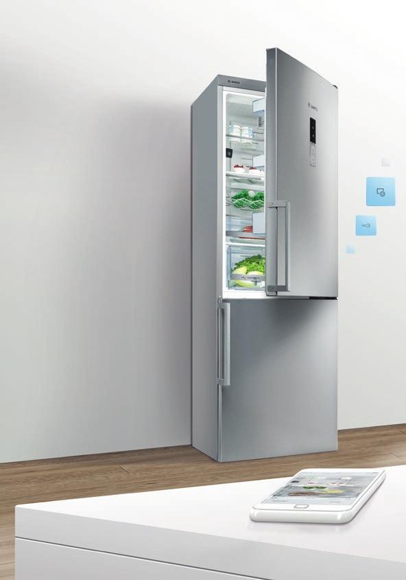 Und dabei hilft Ihnen Ihr Kühlschrank mit Home Connect Funktion.
