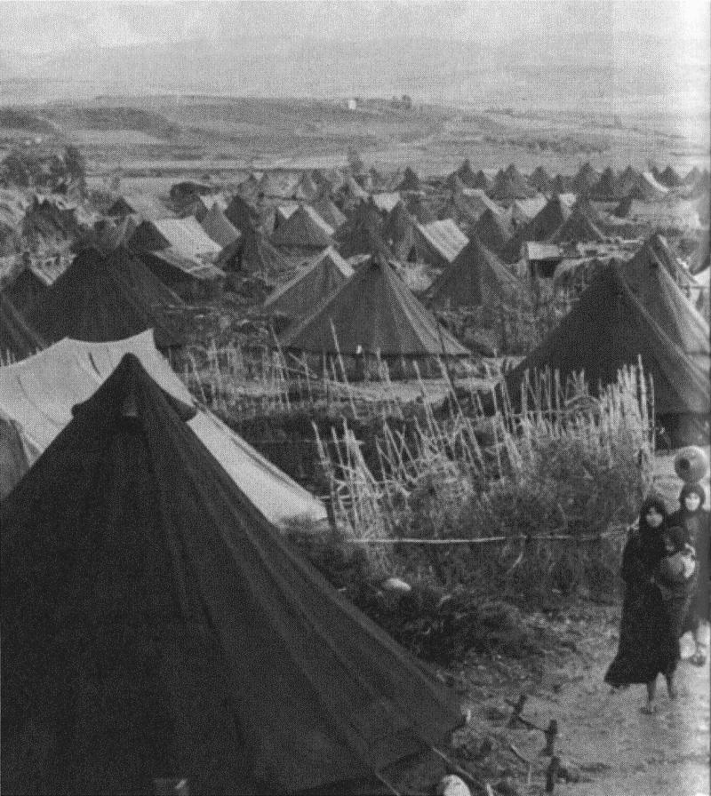 Historisches Bildmaterial Das Flüchtlingslager Naher al-barid im Libanon im