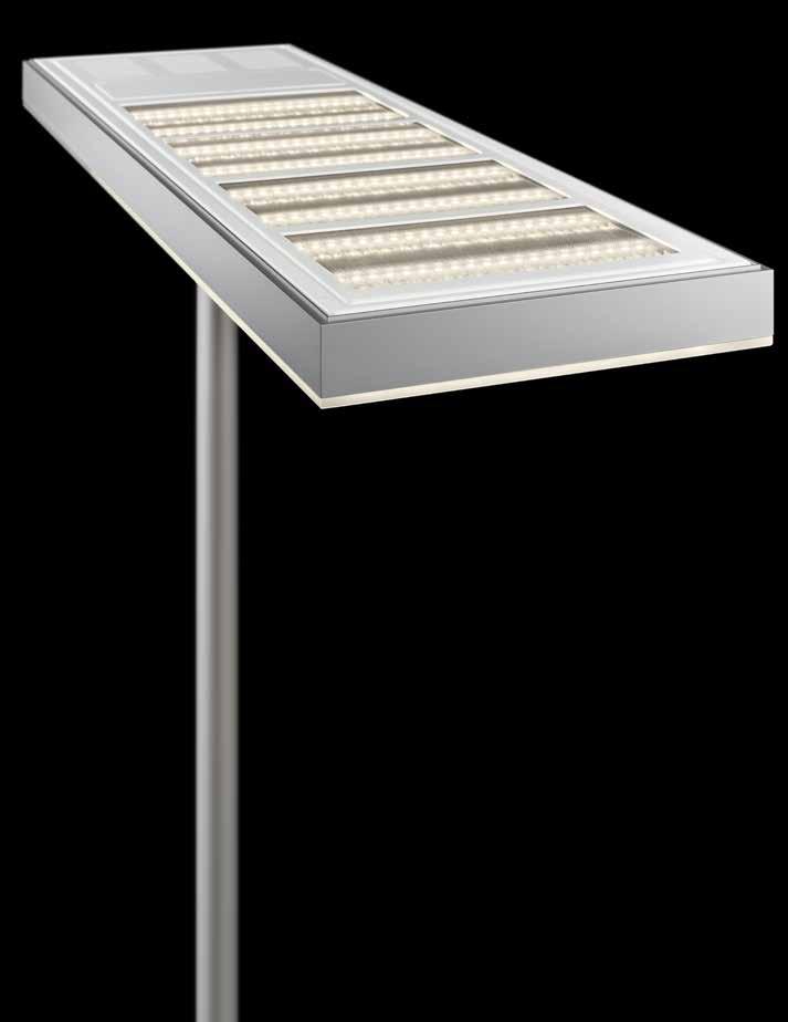 Office Air LED Direct Stehleuchte, eloxiert, Office Air LED