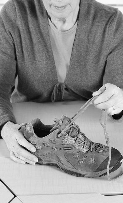 Schuhe binden Sie benötigen: Schnürschuh Stellen Sie den Schuh