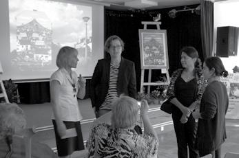 Ein besonderer Höhepunkt für die 40 Abgeordneten war der Besuch des Vereins Kiezspinne FAS e.v. in Berlin- Lichtenberg.