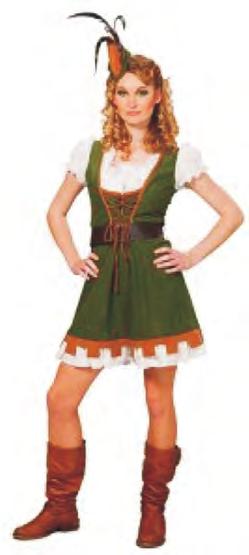 2012-2013 Helden - Robin 2803541 Robina Jägergrünes Kleid mit