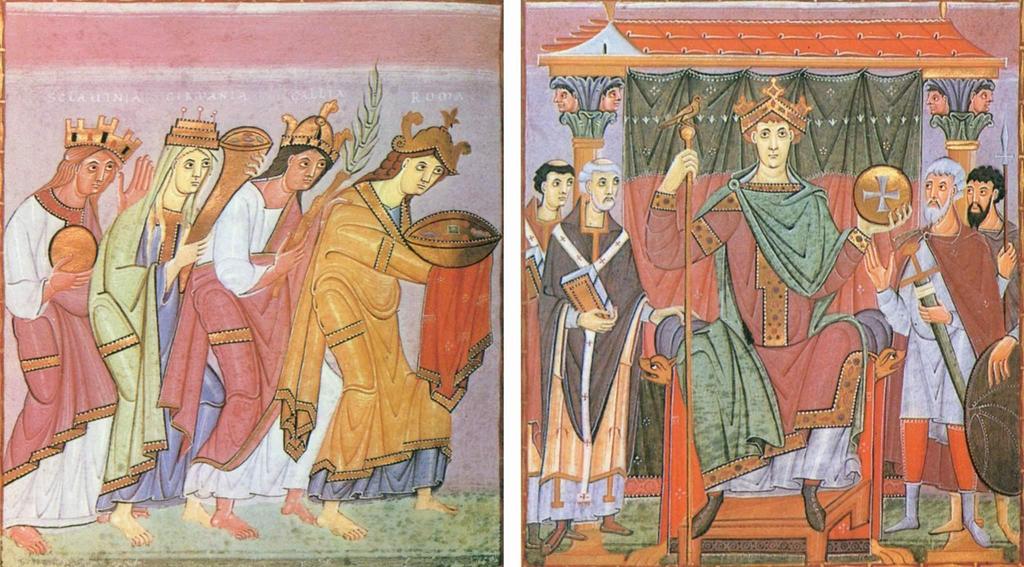 2.3. Das Papsttum im sog. Investiturstreit (1075-1122) Aachener Evangeliar Ottos III.