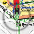 Chlodwigplatz 2 von Hauptbahnhof mit Linie 16 Richtung Chlodwig-Platz