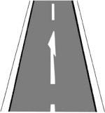 Die Fahrstreifenbegrenzung kann aus einer Doppellinie bestehen. Sie ordnen an: Fahrzeuge dürfen sie nicht überqueren oder über ihnen fahren.