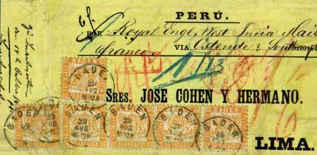 - Baden Peru/Lima Preußen 1871.08.29.