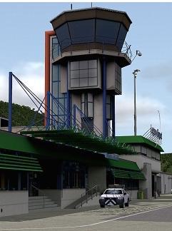 140 Kommerzielle X-Plane-Add-ons Der Tower des Lugano Airport. Die wichtigste Airline am Lugano Airport ist die Darwin Airline, die überwiegend mit der Saab 2000 operiert.