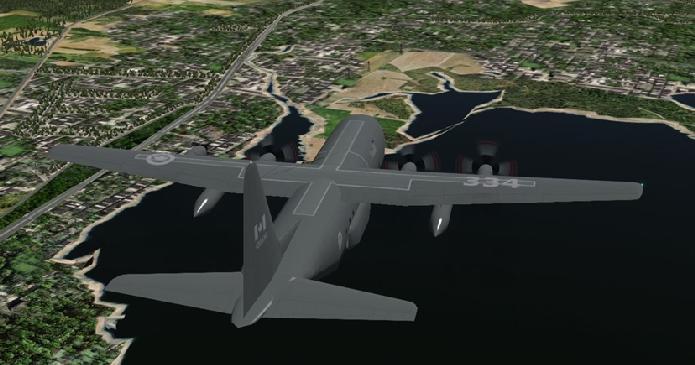 Lockheed C-130H 59 Passagiere/Fracht: 436/386/315 max. Reichweite: 12.300 km Reichweite mit Beladung: ca. 11.200 km mit 247 Passagieren, ca. 5.600 km mit max. Beladung minimale Startbahnlänge: 2.