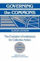Hauptwerk Governing the Commons: The Evolution