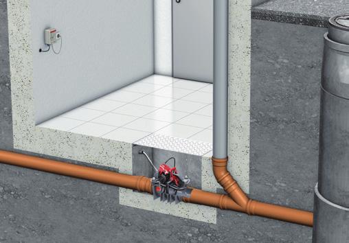 4 Die zuverlässigen ACO Rückstausicherungen Gefahr gebannt Wenn die öffentliche Kanalisation überlastet ist, drückt das Wasser in den Keller.