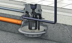 Ausführung für freiliegende Rohrleitungen und zum Einbau in die Bodenplatte 31 ACO Muli-UF zur Unterflurinstallation einfache Einbringung durch Gewerktrennung 3