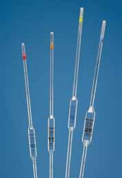 FORTUNA Bulb Pipettes Vollpipetten FORTUNA bulb pipettes are produced to the highest quality standards.