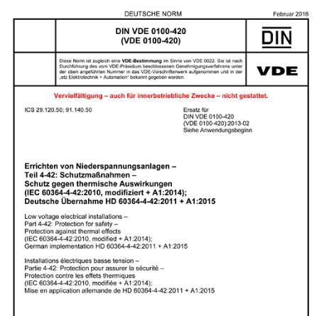 AFDD - Fehlerlichtbogen-Schutzeinrichtung Normensituation Produktnorm: VDE 0665-10:2014-8 (IEC/EN 62606)