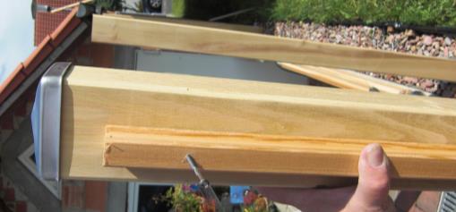 Versteifungsprofil für Zäune 20 x 43 mm Mit zwei Auflagestegen für hohen konstruktiven Holzschutz und bessere