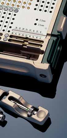 3 mm Cross-Fit screws in lengths 6-38 mm Washers Emergency screws System-Merkmale Große Auswahl an M-Fixations-