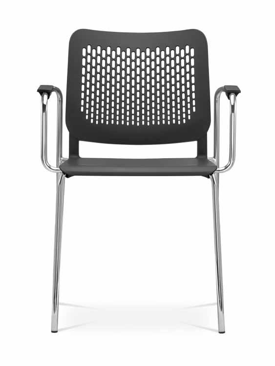 time The chairs come with two types of chrome frames a traditional four-leg base and a modern, 11 mm sledge frame which gives the chair a lightweight, elegant look.