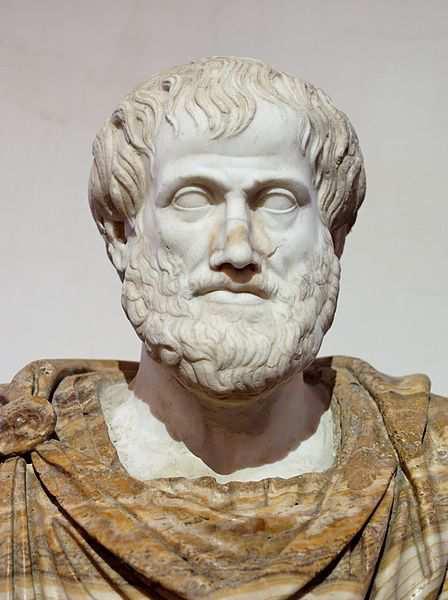350: Aristoteles ( 384 bis 350: 384 bis 322) 322): aus der Anschauung folgt ein geozentrisches Weltbild Büste von Aristoteles, Marmor.