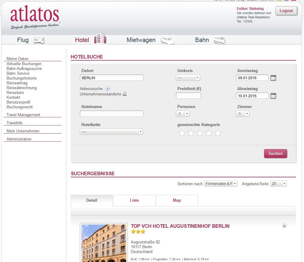 1.5 13 Hotelauswahl & Buchung Atlatos bietet eine umfangreiche Suche nach Hotels. Über das Buchungsinterface sind mehr als 300.