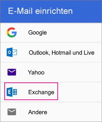 E-Mail: Ihre vollständige E-Mail-Adresse. Server: outlook.office365.de Benutzername: Ihre vollständige E-Mail-Adresse. Kennwort: Kennwort für das E-Mail-Konto. 5.