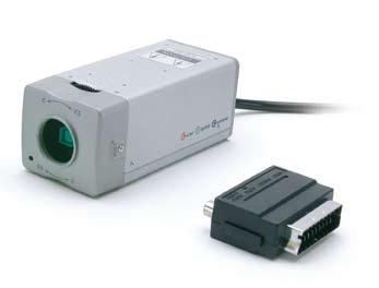 Technische Daten: 1/3 CCD SONY Sensor Bildelemente 500[H]x582[V] Horizontale Auflösung 340 TV Linien (PAL) Empfindlichkeit 0.34lux/F=1.2 Videoausgang BNC VBS 1.