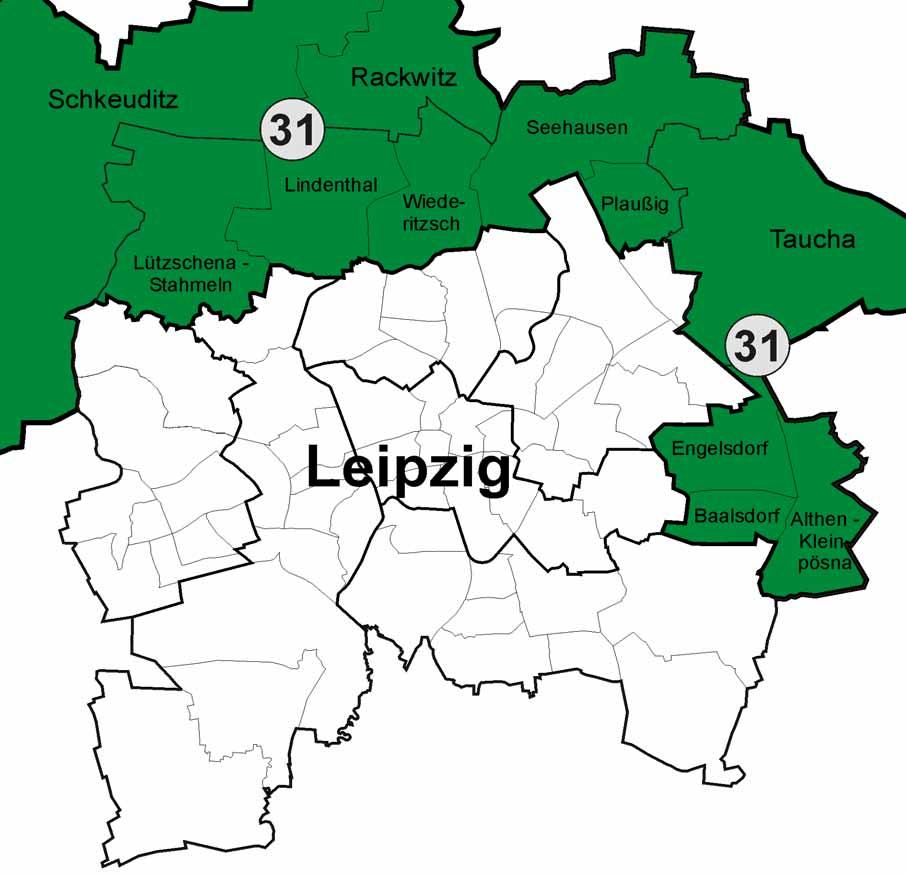 Stadt Leipzig Amt für Statistik und Wahlen Wahlkreis 31