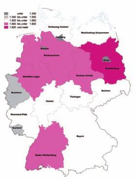 Sonderthema: Honorarumsätze im regionalen Vergleich Honorarbericht
