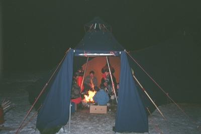 3m Jurte Zelt auf Baumwolltuch Großes Zelt Camping Versammlungen Reisen 