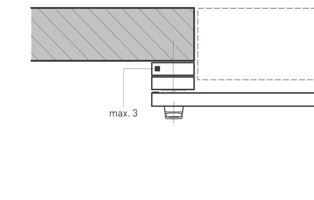 Wandvorsatztüren IP42 Montagerahmen max.