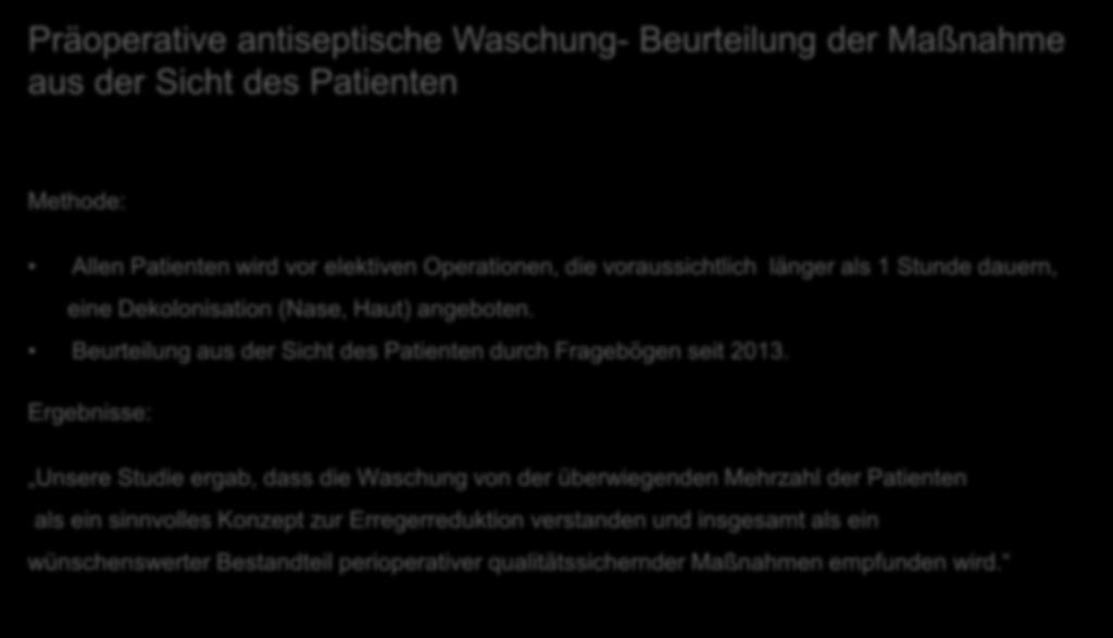 Thieme- Ruffing Universitätsklinikum des Saarlandes, Homburg Saar Hyg Med 2016, 41 Suppl.