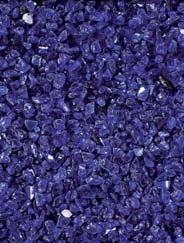 SPLITTE Artikel Beschreibung Farben kg/m Größen VE Abbildung Glassplitt Kobaltblau Herkunft Deutschland stumpf