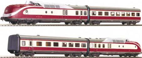 480 Vierteiliger Dieseltriebzug BR 601 der DB. Mit der Einführung des Baureihenschemas der DB zum 1.