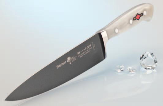 The high-quality coating on the blade prohibits the cutting material to stick on it. Furthermore, the knives are easy to clean.