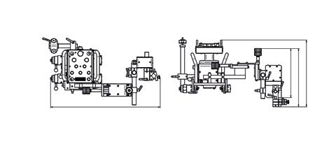 (mit linearer Pendelung) (ohne linearer Pendelung) 352 mm 334 mm D 304 mm E 230 mm F (Gesamthöhe mit geraden starren Schienen) 318 mm G (Gesamthöhe mit Magnetbrücke) 317-415 mm H (Gesamthöhe mit