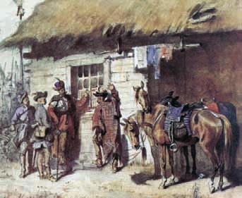 Józef von Brandt («Liswczyken vor dem Rasthaus») zeigt. 10 An diesem kumanischen Pferd erkennt man, wie klein die für Reiten und Transport östlich der Theiss genutzten Tiere noch um die Wende des 18.