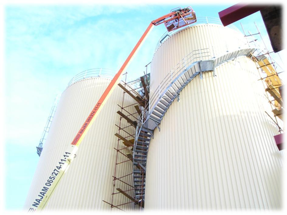 WÄRMEDÄMMUNG / ISOLIERUNG Ein Schlüssel zum Erfolg für den bestmöglichen Output einer Biogasanlage ist die Wärmedämmung.