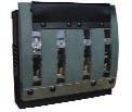 sammelschienensteckbar, für Sammelschienensystem DIN 43870 00-1 6 NH Fuse-Switches push-on busbar mounting for busbar system acc.