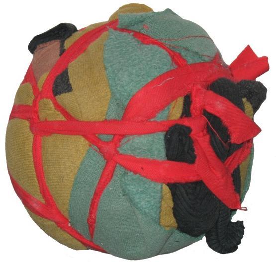 Anleitung für einen Fetzenball: Materialien: Altkleider, Garn oder Wolle, Schere Zerschneidet die Altkleider in nicht zu kleine Stücke.