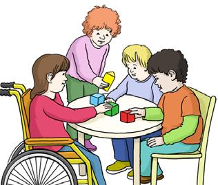 Das haben die Arbeits-Gruppen herausgefunden: So können Menschen mit Behinderung im Landkreis Rosenheim mitmachen bei: Bildung für kleine Kinder Schule Wohnen Arbeit und Beschäftigung Informationen