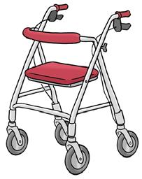 12 Menschen von 100 Menschen brauchen einen Rollstuhl. Zusätzlich brauchen 25 Menschen von 100 Menschen einen Fahr-Dienst für Menschen mit Behinderung.
