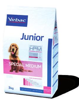 SPECIAL MEDIUM JUNIOR Alleinfuttermittel für junge Hunde Für mittelgroße Rassen (ausgewachsener Hund 11 25 kg) von 7 12 Monaten 3 kg, 7 kg, 12 kg Bedürfnisse von Welpen in der zweiten Wachstumsphase