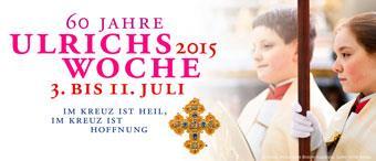 U l r i c h s w o c h e 2 0 1 5 Zur Teilnahme an der Ulrichswoche 2015, die an einem Tag auch in Ottobeuren stattfindet (wo der Hl. Ulrich von 972 bis 973 als 7.