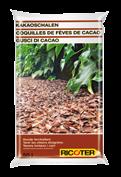 34 35 Kakaoschalen Kakteenerde vorzügliches Abdeckmaterial für Blumenbeete, Staudenrabatten und Gemüsegärten Unkraut beseitigen, anschliessend eine 4 5 cm dicke Schicht Kakaoschalen ausbringen