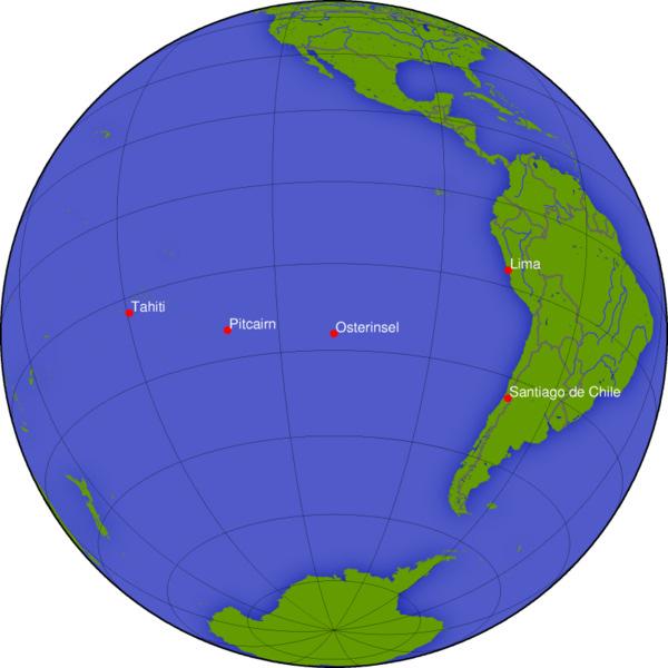 9 162,5 km 2 3.700 km bis Chile 4.000 km bis Tahiti 2.