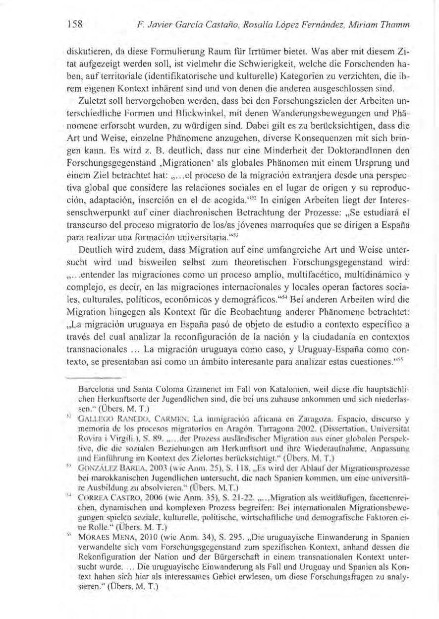 158 F. Javier García Castaño, Rosalía López Fernández, Miriam Thamm diskutieren, da diese Forrnulierung Raum fur Irrtümer bietet.