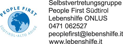 Infoblatt People First Südtirol Seite 8 Wo finden die