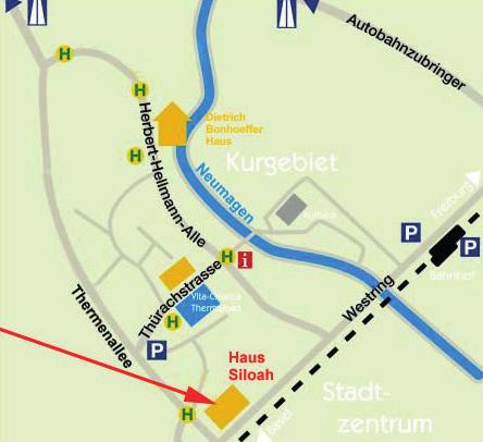 So finden Sie zu uns Erreichbarkeit mit dem öffentlichen Nahverkehr Vom Bahnhof aus (Ostseite) mit dem City-Kurbus (Linie Kurgebiet) bis zur Haltestelle Seniorenzentrum/Kurpark.