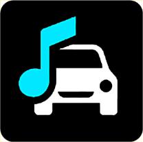 Verwenden Sie die Musik-App, um auf dem internen Speicher des Geräts oder auf der Speicherkarte im TomTom Bridge vorhandene Musikdateien auszuwählen und wiederzugeben.