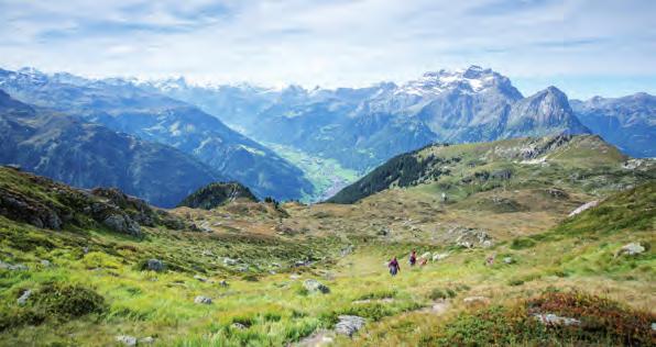 Grandioses Werk von Natur und Menschen Das Glarnerland ist eines der steilsten Alpentäler. Grosse Höhenunterschiede auf kleinem Raum komponieren ein umwerfendes Landschaftsbild.