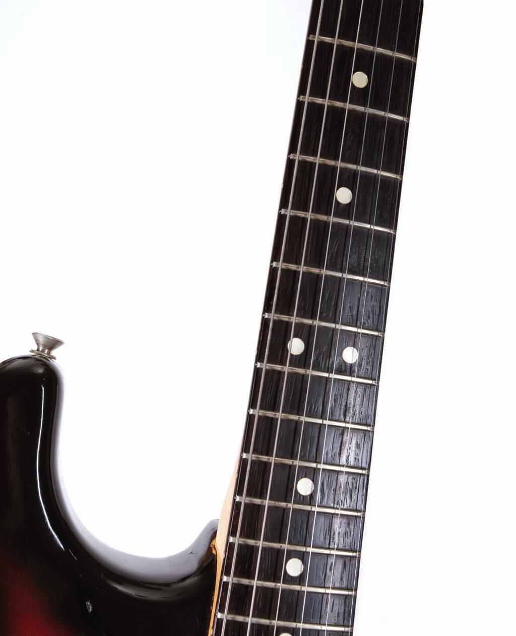 Fender Werbung USA Metall Gitarren Deko Schild Built to Inspire