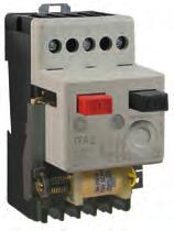 Motorschutzschalter TFE2 / TFA2 TFE Schaltgeräte für Motoren mit eingebautem Thermokontakt Wechselstrom-Ausführung 230 V (1~) thermische / magnetische Auslösung